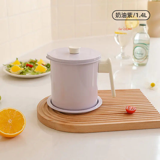 Japanese Oil Filter Pot for Kitchen Storage