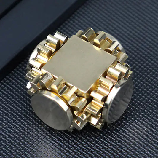 Brass Cube Fidget