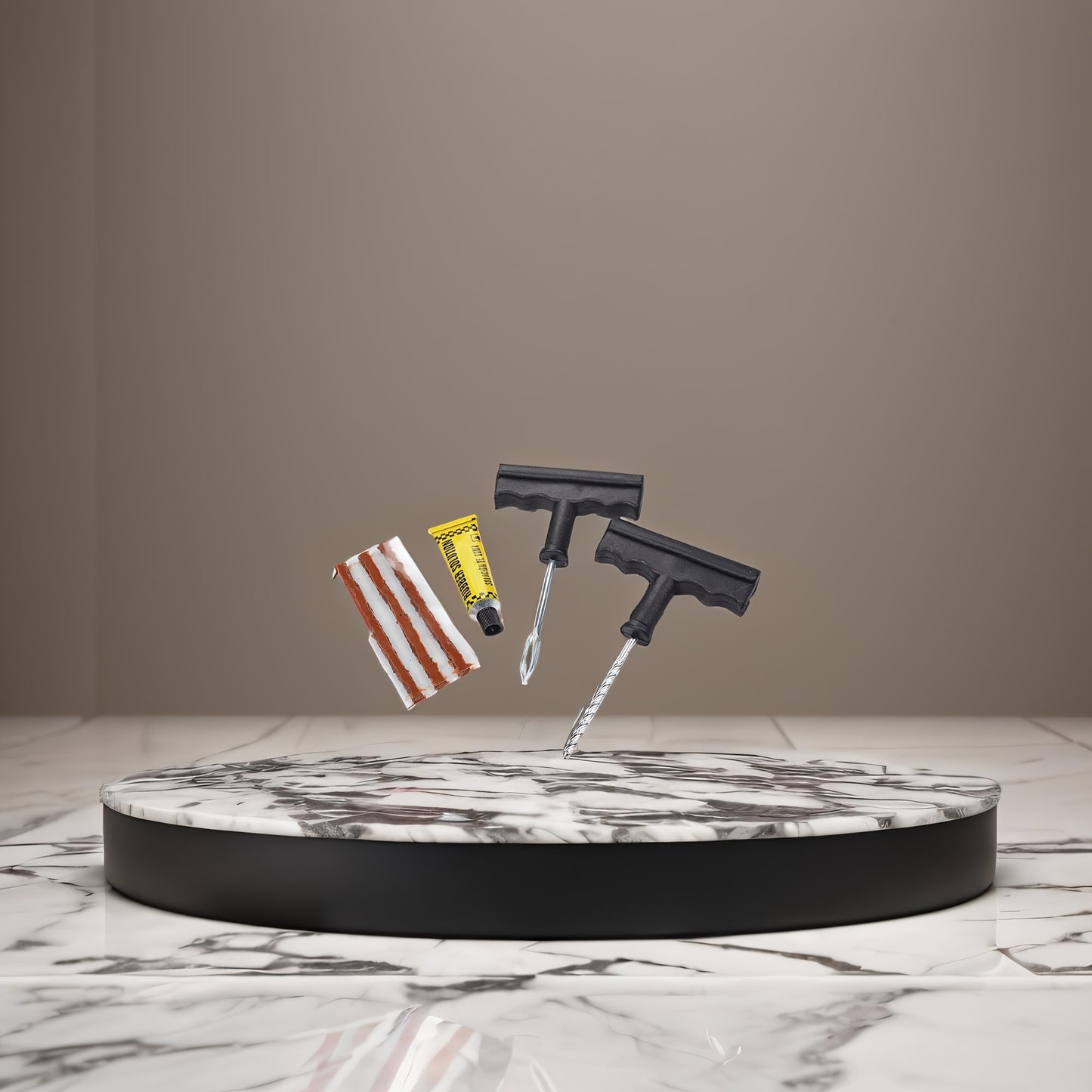 Car Tire Repair Kit, Tubeless Tire Puncture Repair Kit