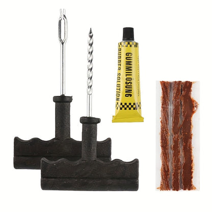 Car Tire Repair Kit, Tubeless Tire Puncture Repair Kit