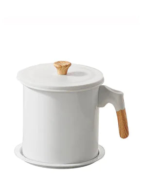 Japanese Oil Filter Pot for Kitchen Storage