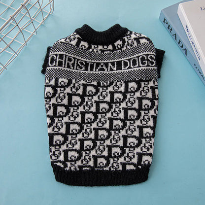 Stylish Thick Winter Sweater for Dogs and Cats